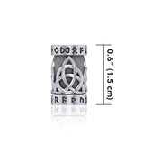 Triquetra with Rune Symbol Silver Bead TBD359 - Jewelry