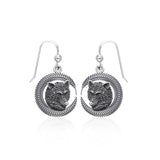 Wolf Sterling Silver Earrings TER1694 - Jewelry