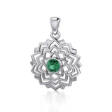 Sahasrara Crown Chakra Silver Pendant TPD1973 - Jewelry