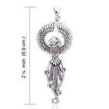 Regal Phoenix Silver Pendant TPD2914 - Jewelry