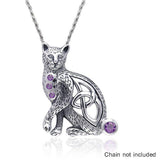 Celtic Cat Pendant TPD332 - Jewelry