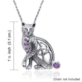 Celtic Cat Pendant TPD332 - Jewelry