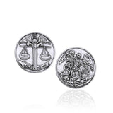 Saint Michael Archangel Sterling Silver Coin TPD3395 - Jewelry