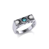 Triple Moon Goddess Ring TR3704 - Jewelry