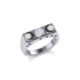 Triple Moon Goddess Ring TR3704 - Jewelry